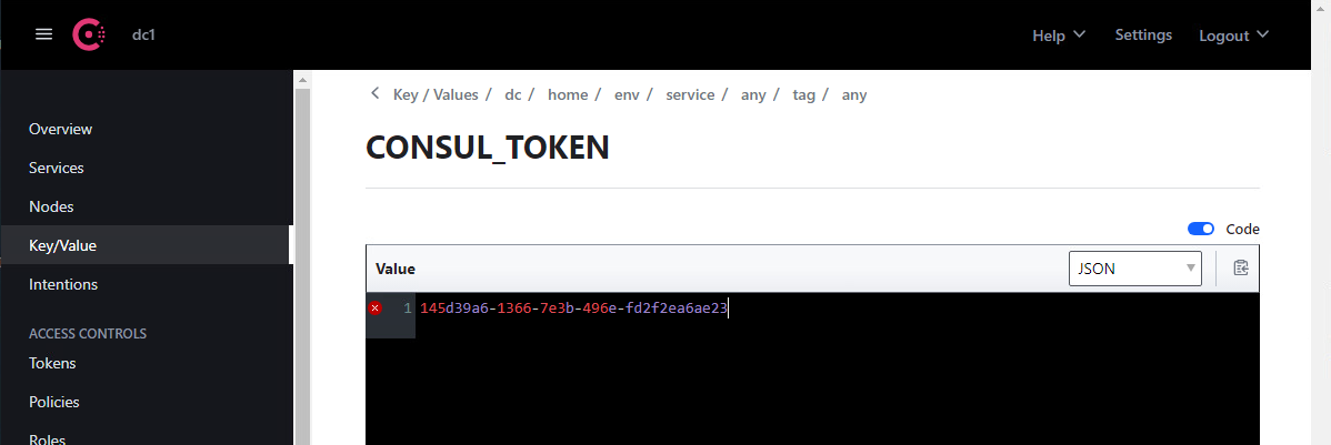 SecretID in CONSUL_TOKEN